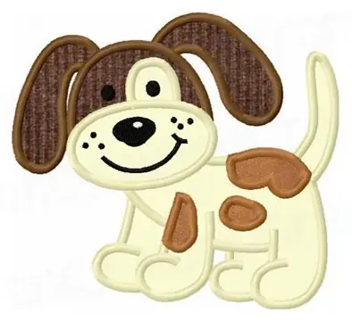 Applique Baby puppy Embroidery Design Hot Picks