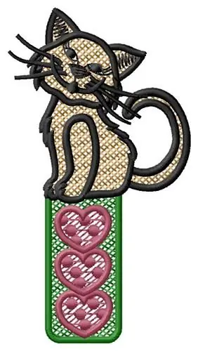 Kitty Hearts Embroidery Design Best Price