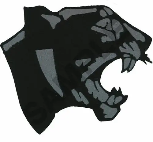 PANTHER HEAD PROFILE -EXTRA LARGE Embroidery Design Mega Sale