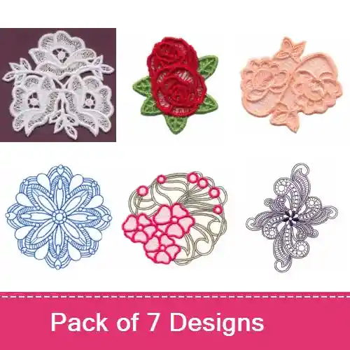 ITH Flowers Embroidery design pack by Stitchitize, Embroidery Packs on EmbroideryDesigns.com Top Pick