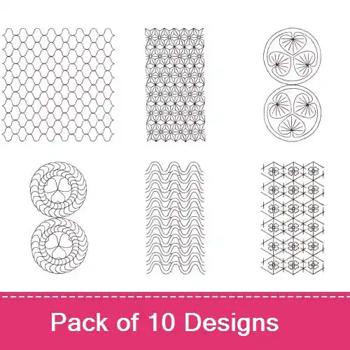 Latest Anime Sashiko Embroidery design pack by Stitchitize, Embroidery Packs on EmbroideryDesigns.com