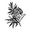 Best Seller TIGER & LEAVES Embroidery Design
