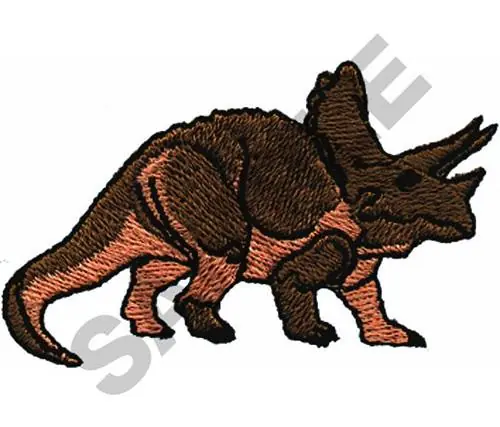 Wholesale TRICERATOPS 1 Embroidery Design