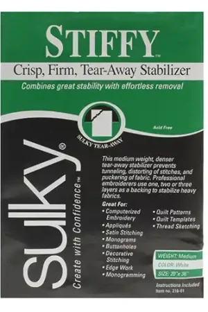 Last Chance Sulky Stiffy™ Stabilizer - 20 x 1 yd. Pkg