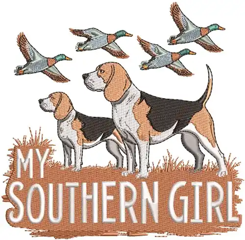 My Southern Girl Embroidery Design New Arrival