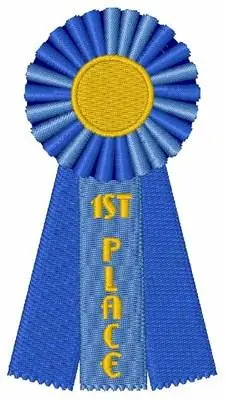 1st Place Ribbon Embroidery Design No Minimum Order
