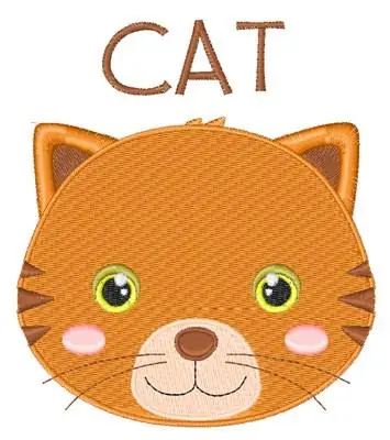 Seasonal Sale Cat Embroidery Design