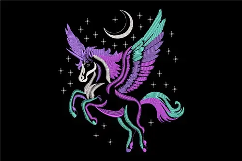 Reduced Price Lunar Pegasus Embroidery Design