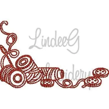 Free Delivery Thread Corner (3.9 x 2.4-in) Embroidery Design
