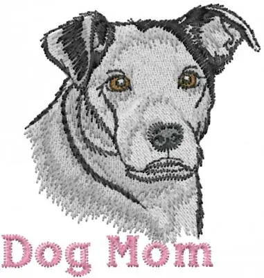 While Supplies Last Dog Mom Embroidery Design
