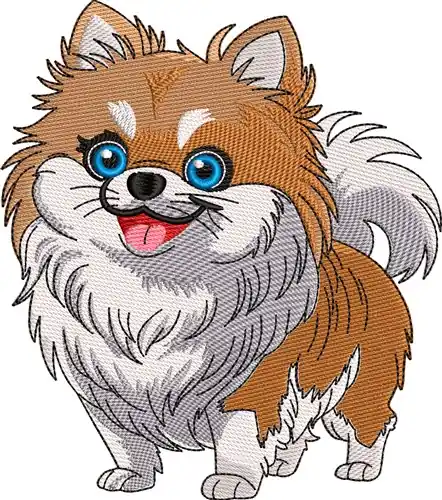 Weekend Sale Happy Dog Embroidery Design