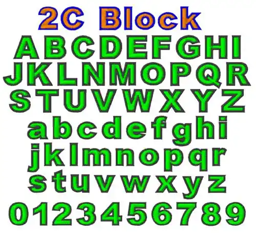 2C Block Embrilliance by Internet Stitch on EmbroideryDesigns.com Last Chance