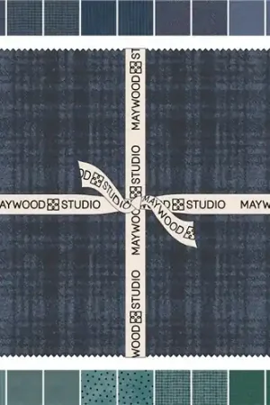 Woolies Flannel Stormy Seas 10" Squares - MS-SQ-MASWOF-Sts  with Free $89.99 Bundle Place Order