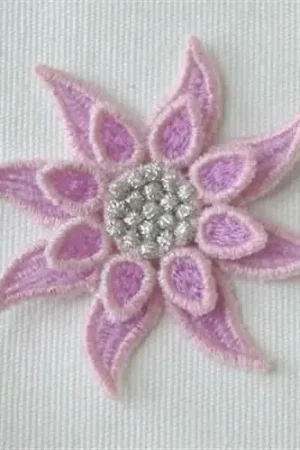 3D FSL Flower Embroidery Design Wholesale