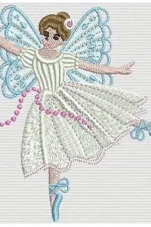 Ballerina Fairy Embroidery Design Shop Now