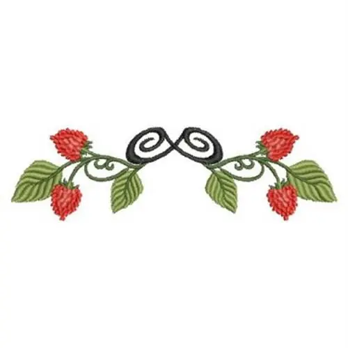 Cheap Raspberries Embroidery Design