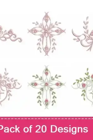 Christening Heirloom 3 Embroidery design pack by Ace Points, Embroidery Packs on EmbroideryDesigns.com No Minimum Order
