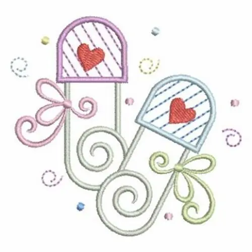 Baby Safety Pins Embroidery Design Best Choice