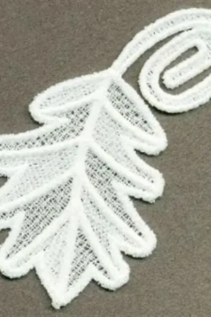 Budget FSL Leaves Bookmark Embroidery Design