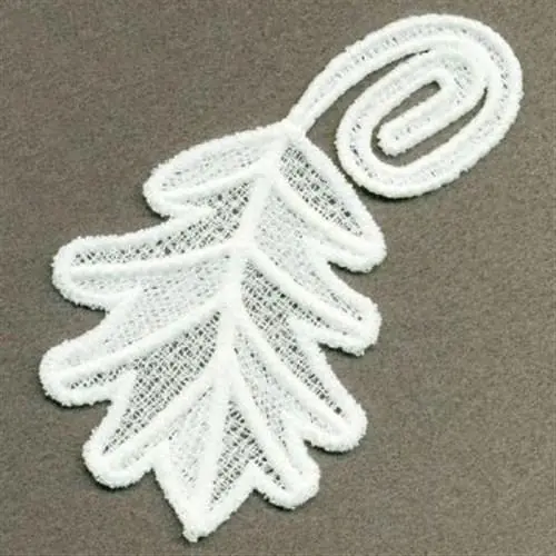 Budget FSL Leaves Bookmark Embroidery Design