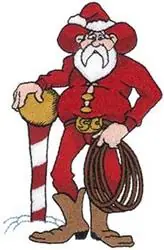 Cowboy Santa Embroidery Design Super Sale