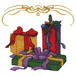 Brand New Christmas Gifts Embroidery Design