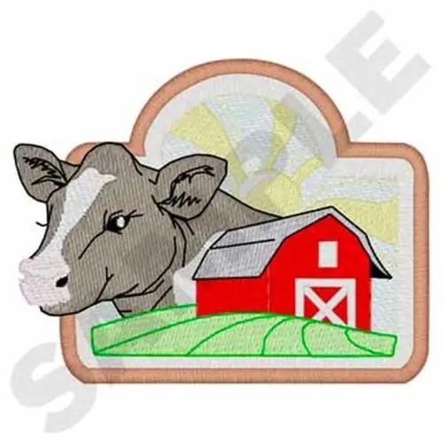 Dairy Farm Logo Embroidery Design Weekend Sale