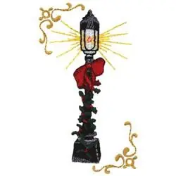 One Day Deal Street Lamp Embroidery Design