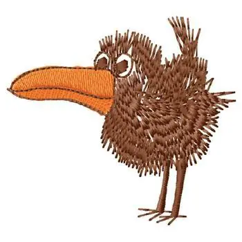 Messy Bird Embroidery Design Seasonal Sale