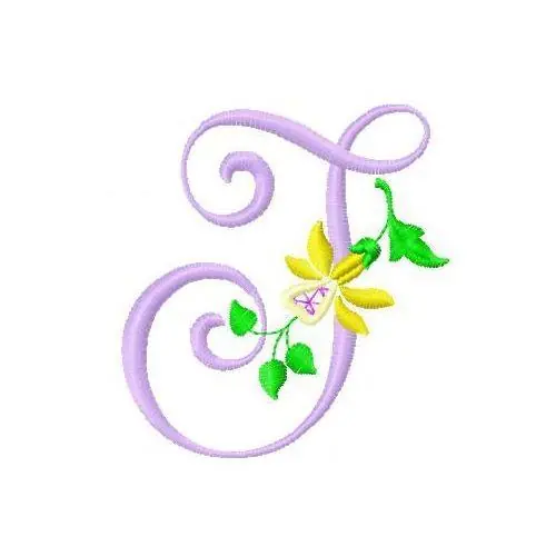 Fresh Stock Vintage Alphabet Embroidery Design