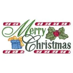 Fan Favorite Merry Christmas Embroidery Design