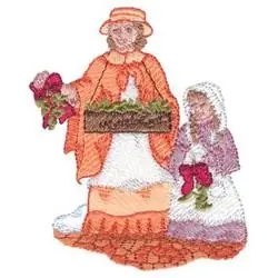 Free Delivery Mistletoe Vendors Embroidery Design