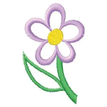 Warranty Included Flower Embroidery Design