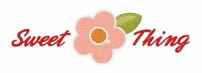 Sweet Thing Embroidery Design One Day Deal