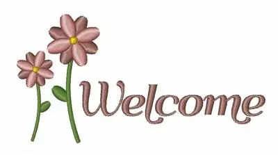 Welcome Embroidery Design Trending