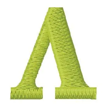 Brand New Lambda Embroidery Design