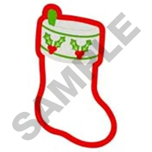 Stocking Applique Embroidery Design In Demand