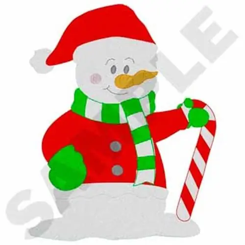 Sale Snowman Embroidery Design