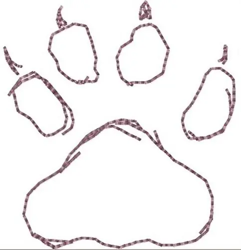 Weekend Sale Wolf Print Rear Foot Embroidery Design