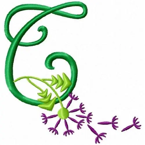 Same Day Shipping Monogram Bloom T Embroidery Design
