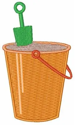 Time-Limited Sand Bucket Embroidery Design