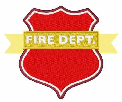 Fire Dept Embroidery Design Secure Checkout