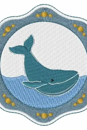 Whale Embroidery Design Get Yours
