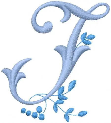 Today Only Monogram Alphabet Embroidery Design