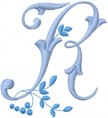 Monogram Alphabet Embroidery Design Express Delivery