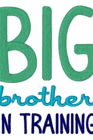 Viral Brother In Training Embroidery Design