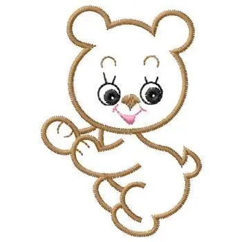 Weekend Sale Bear Embroidery Design