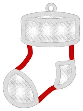 Budget Christmas Stocking Embroidery Design