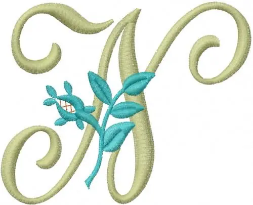 Get Yours Monogram Alphabet Embroidery Design