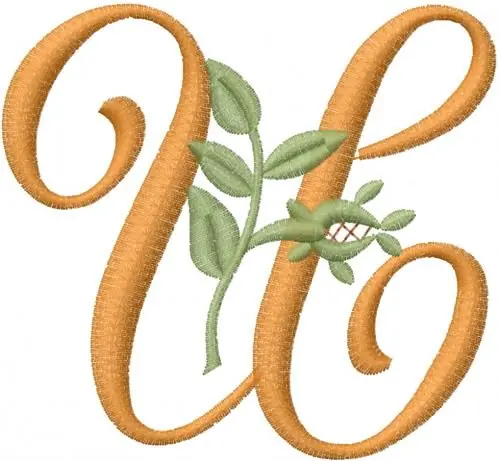 While Supplies Last Monogram Alphabet Embroidery Design